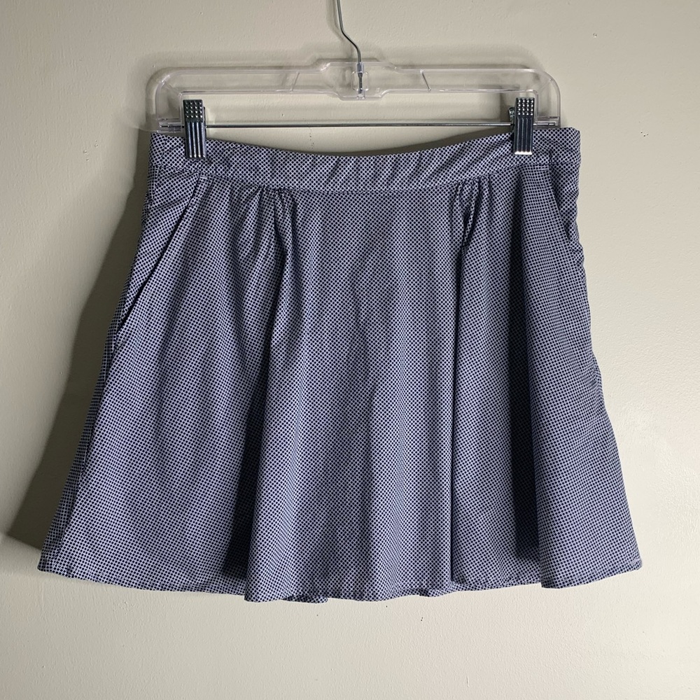 Freedom Trail Cotton Dot Print Skort/Skirt  Sz M